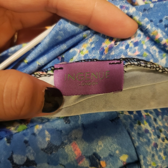 Ingenue Blue Midi Dress - Picture 9 of 11